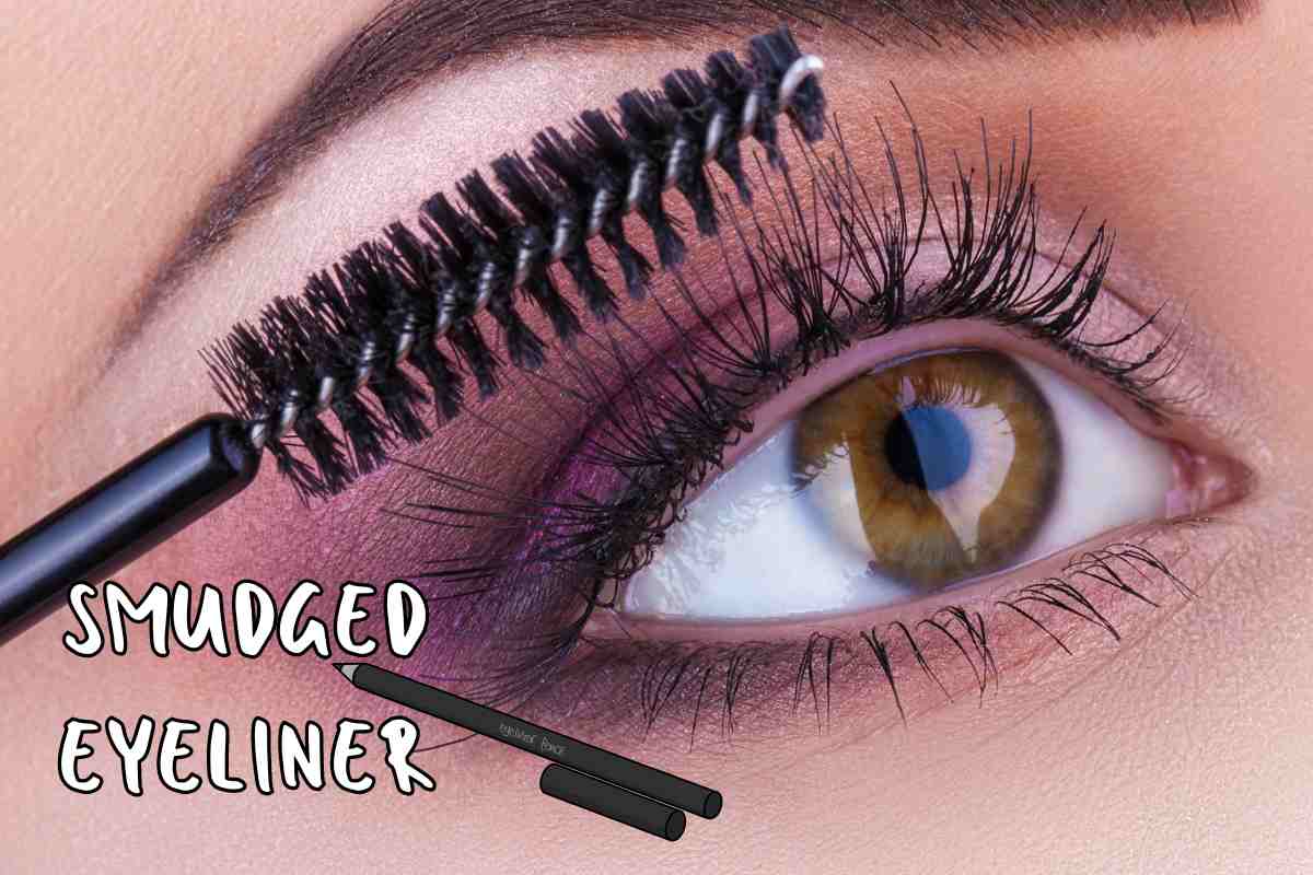 Occhio truccato con Smudged eyeliner