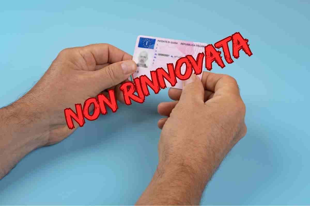 patente di guida non rinnovata per malattia